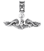 Military Jewelry, Military Charms, Navy, USN, Military Gifts, Sub Service Charm, Navy Dolphin Charm