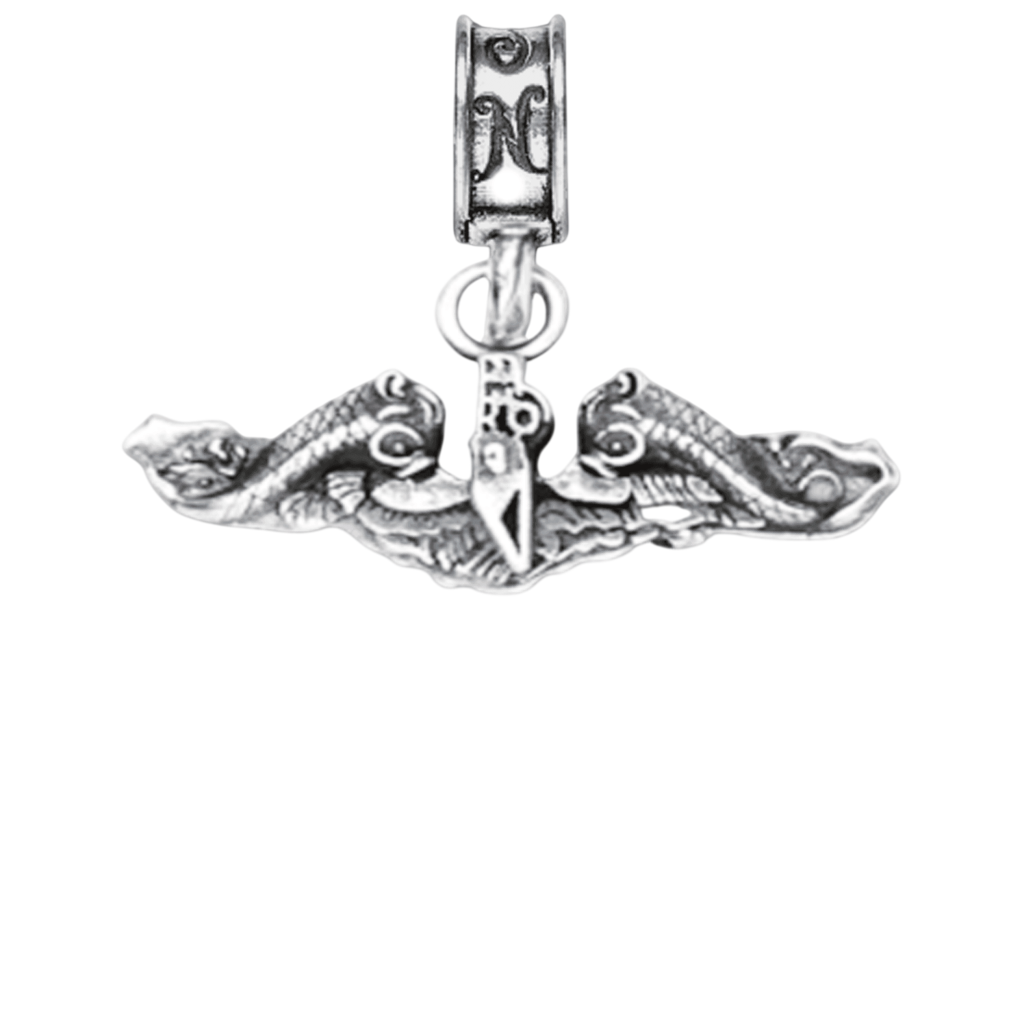 Military Jewelry, Military Charms, Navy, USN, Military Gifts, Sub Service Charm, Navy Dolphin Charm