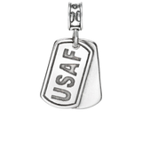 Air Force Dog Tag Charm