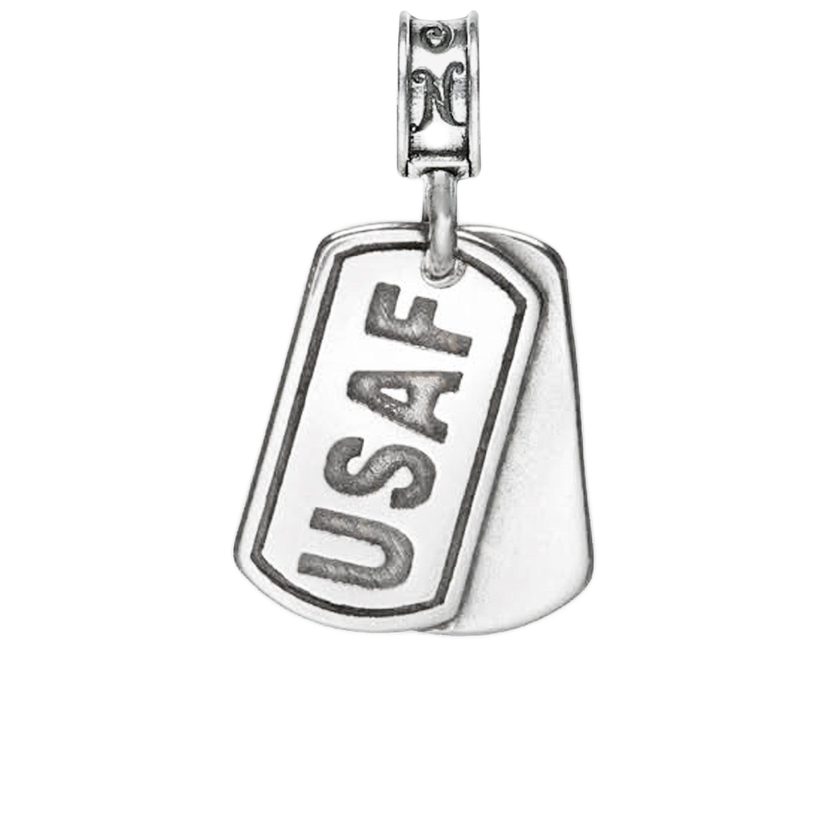 Air Force Dog Tag Charm