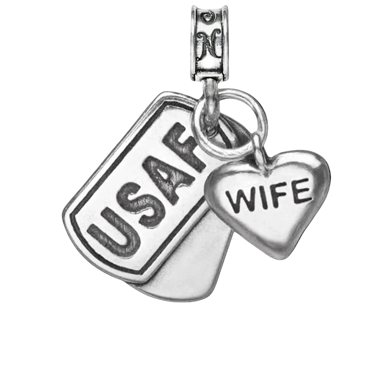 USAF, Air Force, Air Force Charm, Air Force Wife