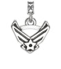 Military Jewelry, Military Charms, Military Gifts, USAF, United States Air Force, Air Force Emblem, USAF Emblem