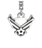 Military Jewelry, Military Charms, Military Gifts, USAF, United States Air Force, Air Force Emblem, USAF Emblem