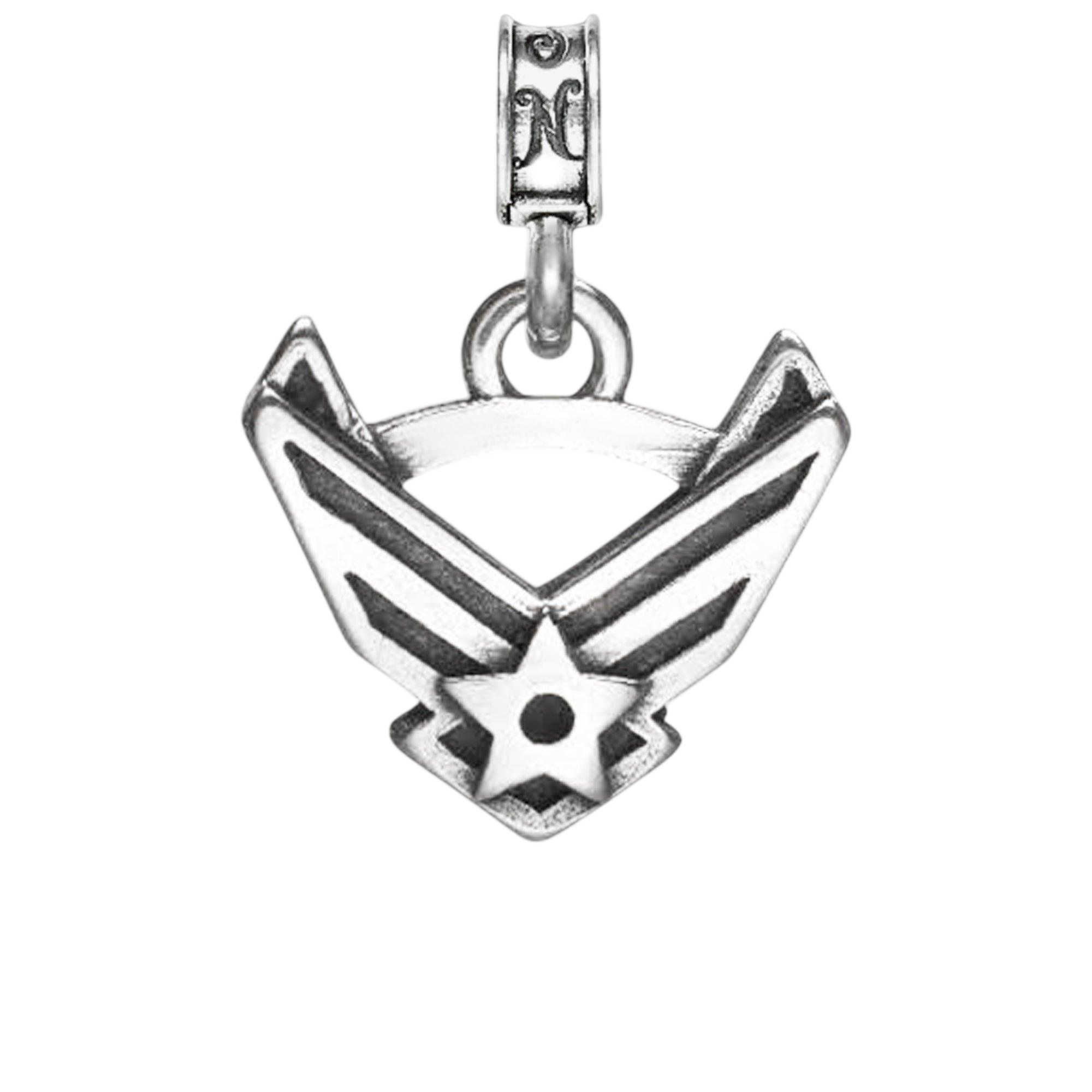 Military Jewelry, Military Charms, Military Gifts, USAF, United States Air Force, Air Force Emblem, USAF Emblem