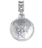 Military Jewelry, Military Charms, Military Gifts, USAF, United States Air Force, Air Force Emblem, USAF Emblem