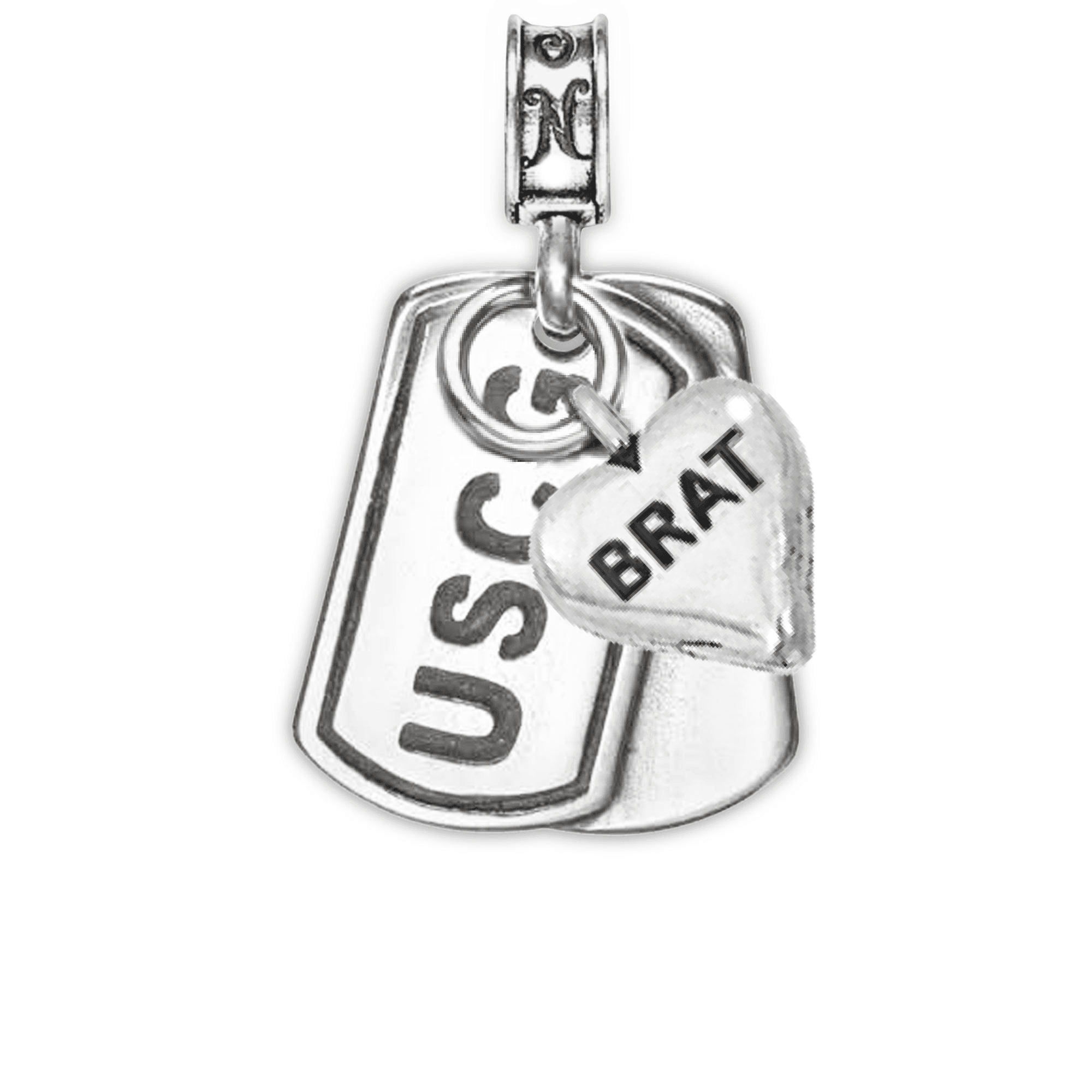Coast Guard, United States Coast Guard, Charm, Coastie, USCG, Coast Guard Dog Tag, Coast Guard Brat