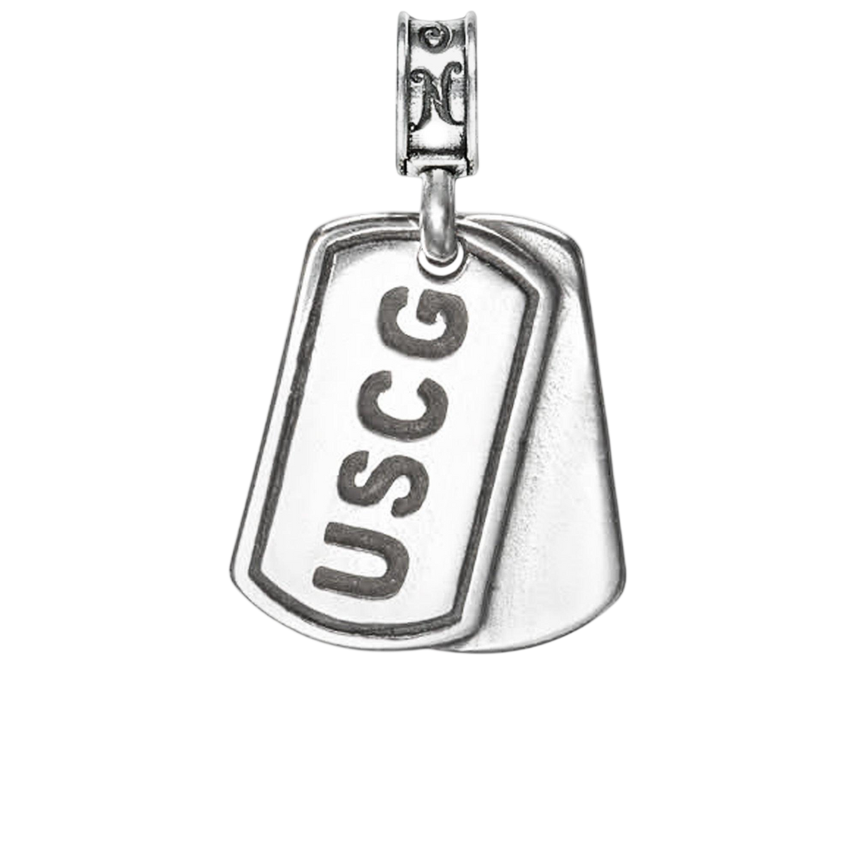 Coast Guard Dog Tag Charm