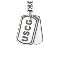 Coast Guard Dog Tag Charm