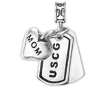 Military Jewelry, Military Charms, Military Gifts, United States Coast Guard, USCG Mom