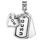 Coast Guard, United States Coast Guard, Charm, Coastie, USCG, Coast Guard Dog Tag, Coast Guard Mom
