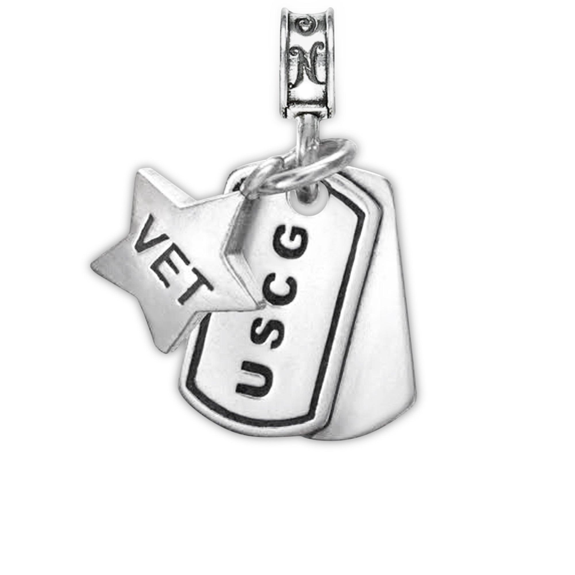 Military Jewelry, Military Charms, Military Gifts, United States Coast Guard, USCG Veteran