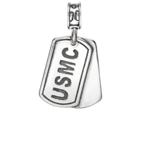 Marine Corps Dog Tag Charm