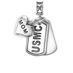 USMC, Marine Dog Tag, Marine Corps Charm, Dog Tag, Marine Mom