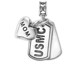 USMC, Marine Dog Tag, Marine Corps Charm, Dog Tag, Marine Mom