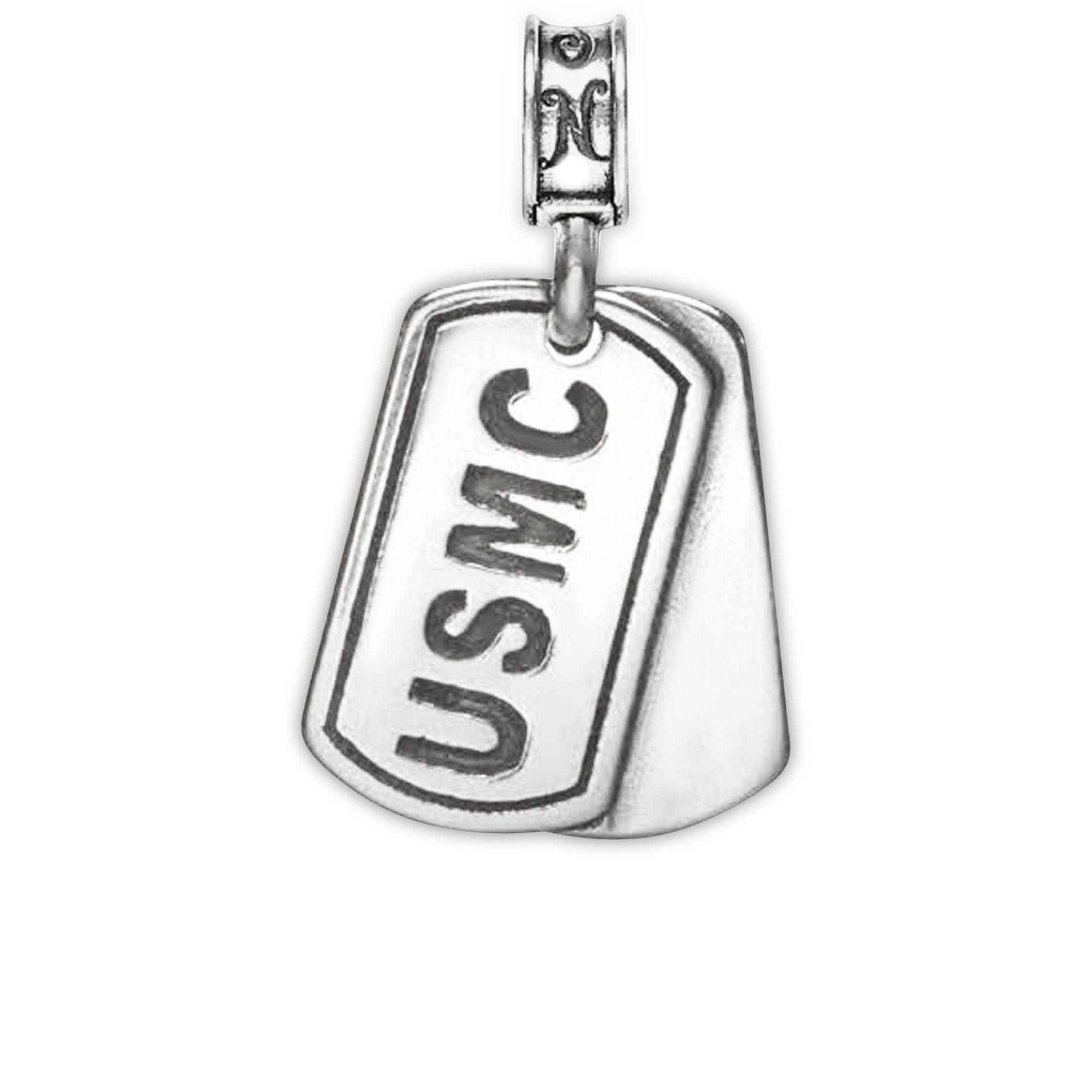 USMC, Marine Dog Tag, Marine Corps Charm, Dog Tag