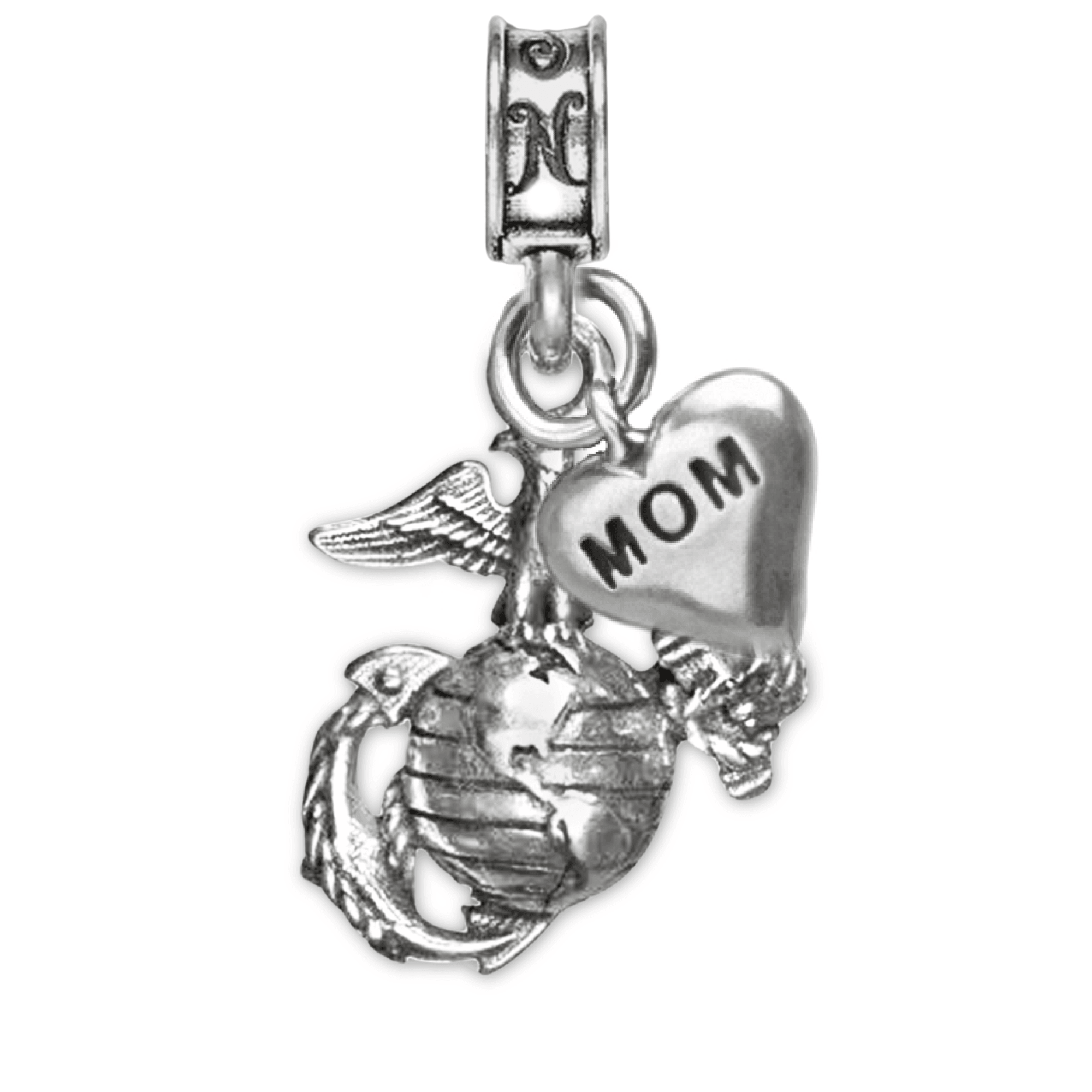 USMC, EGA, Eagle Globe and Anchor, Marine Corps Charm, Marine Corps Mom
