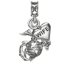 USMC, EGA, Eagle Globe and Anchor, Marine Corps Charm, Marine Corps Wife