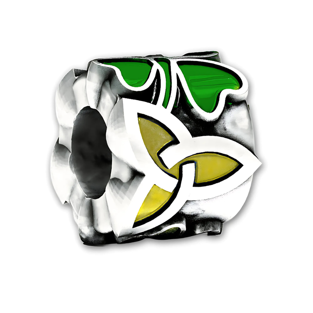 Faith and Fortune, Spacer beads, Irish charms, St. Patrick's Day, Travel Charms, Military charms