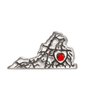 Military Jewelry, Military Charms, Military Gifts, Travel Charm, Virginia Spacer, Virginia Charm