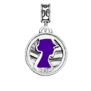 Sterling Silver Military woman charm