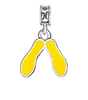 MCRD Parris Island Yellow Footprint Charm