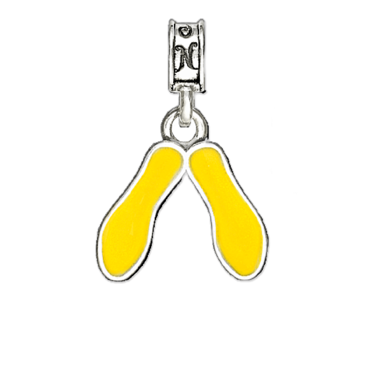 MCRD Parris Island Yellow Footprint Charm