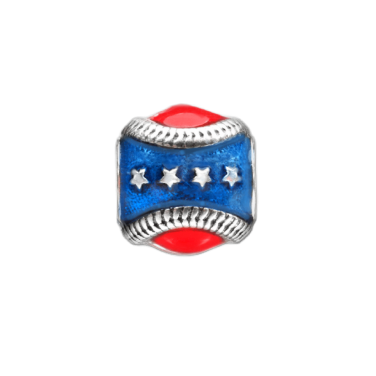Nat'l Pastime Baseball Bead Charm