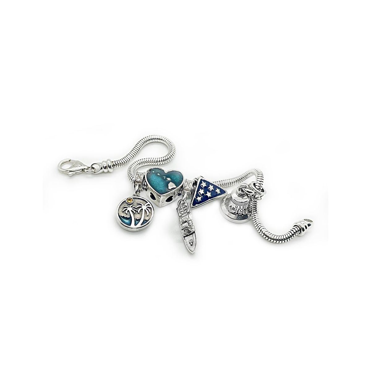 NS Pearl Harbor Arizona Bell Charm