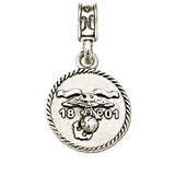 Marine Barracks 8th and I Insignia Silver Charm