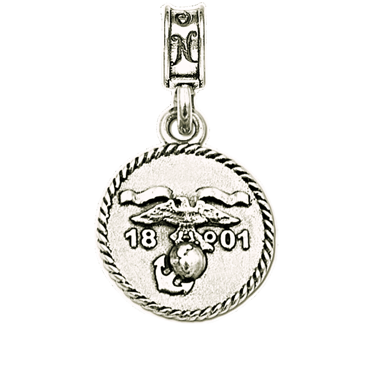Marine Barracks 8th and I Insignia Silver Charm