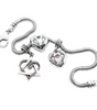 Baby Footprint Boy Bead Charm