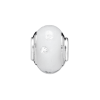 White Color My World Bead Charm