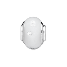 White Color My World Bead Charm