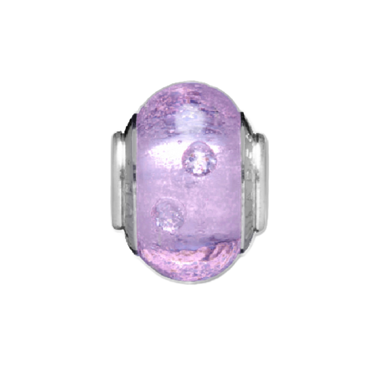 Pink Color My World Bead Charm