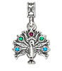 Monterey Peacock Charm