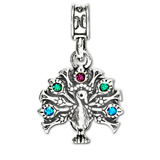 Monterey Peacock Charm