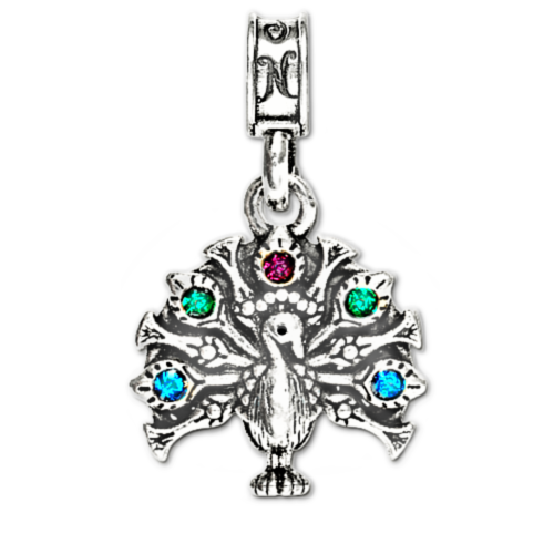 Monterey Peacock Charm