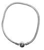 Sterling Silver Clip Clasp Charm Bracelet