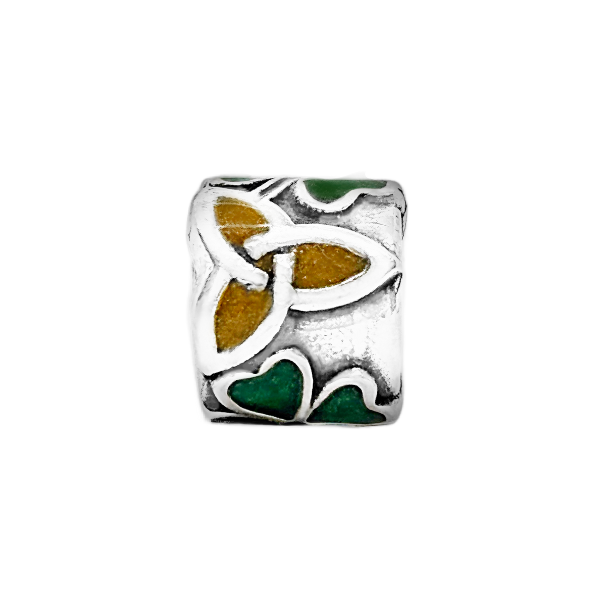 Faith and Fortune Enamel Charm