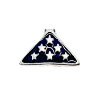 In Honor of (Folded Flag) Bead Charm