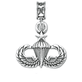 Military Jewelry, Military Charms, Military Gifts, Jump Wings Senior Charm