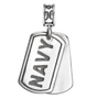 Navy Dog Tag Charm