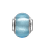 Arctic Ice Glass Bead Charm