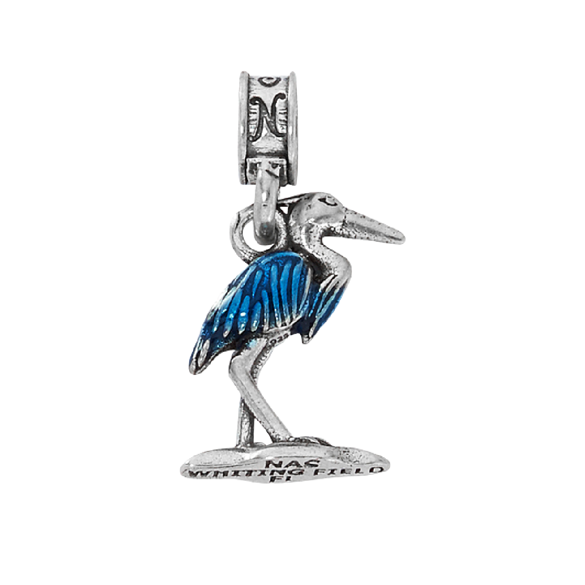 NAS Whiting Field Blue Heron Charm