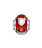 Military Jewelry, Military Charms, Military Gifts,  Red Glass Spacer