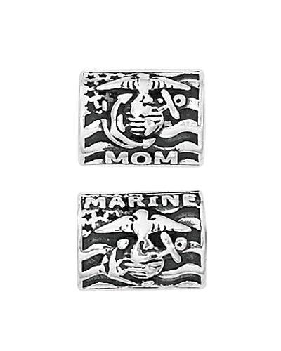 Military Jewelry, Military Charms, Marine Corps, USMC, Military Gifts,  Proud Marine Corps Mom Proud USMC Mom