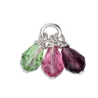 Charm on a charm Birthstone Charms