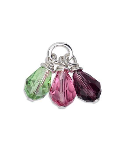 Charm on a charm Birthstone Charms